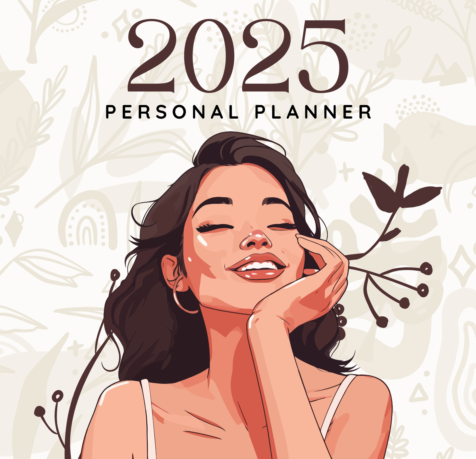 Brown Floral 2025 Personal Planner Cover.zip 1 e1737621383506